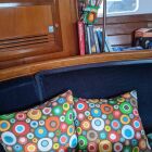 Jolly cushions for a yacht