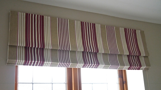 Handmade Roman Blinds